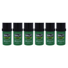 Brut by Faberge Co. for Men - 2.5 oz Deodorant Stick - Pack of 6