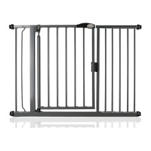 (Gris grafito, 118.2cm - 125.2cm) Safetots Puerta de Seguridad Autoajustable con Cierre Automático