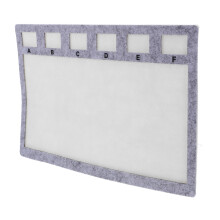 The Bead Mat: 11,4" X 7,6" Filzplatte Mit Maßstab Für Armbandgestaltung