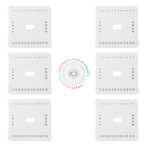 1 Set Flecht- : Quadratische Web- Mit Stiften Für Macrame