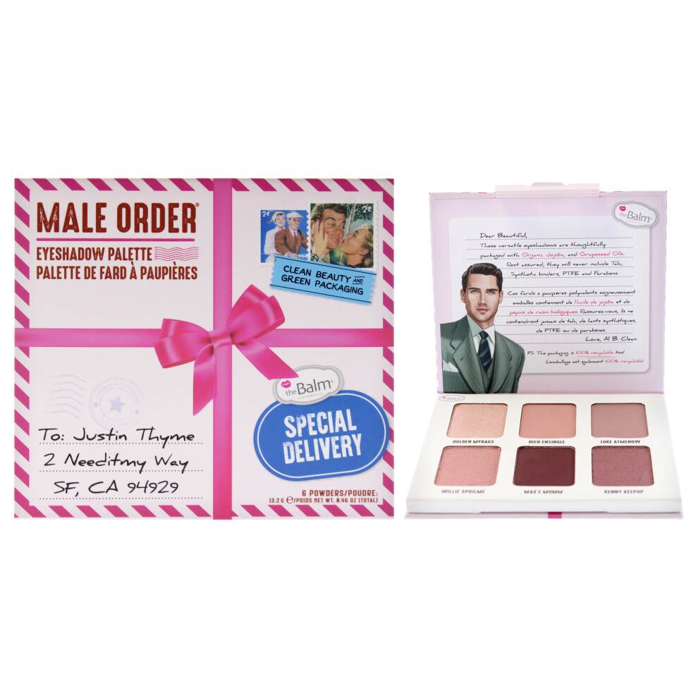 The Balm Thebalm Male Order Eyeshadow Palette Especial Delivery