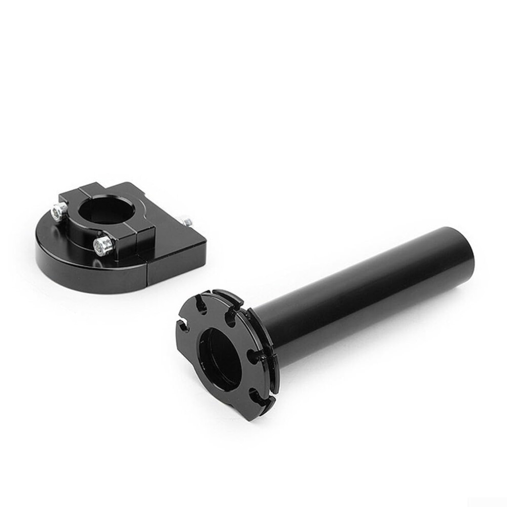 Motorcycle Throttle Grip For 22Mm Handlebars, Aluminum Alloy Handlebar Grip With Textured Surface, Blue 9323874394879