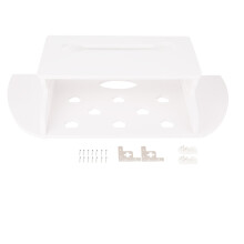 Wandmontiertes Ablagefach für Router, schwebendes Regal mit Blende, hochwertiges PVC-Material, starke magnetische Oberfläche, modernes Design,