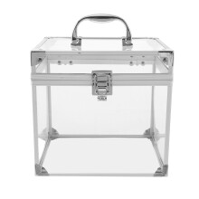 Vinyl Schallplatten Aufbewahrungsbox: Acrylhalter Mit Tragegriff