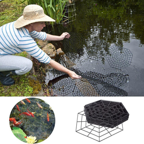 10PCS/20PCS Floating Plastic Pond Protectors-10 pieces 30 hooks 1