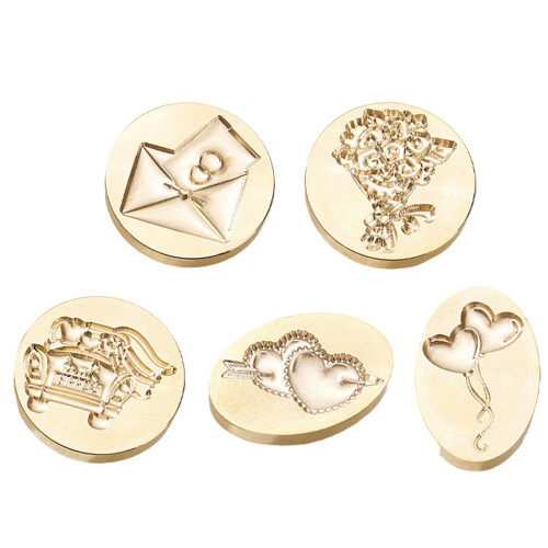 Wedding Theme Wax Seal Stamp Head Replacement for Wedding-car 1