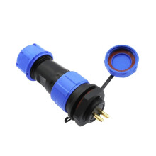 Pneumatic Adjustable Filter Waterproof IP68 Aviation Connectors 29 Pin Back Nut 7P