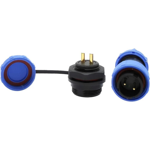 Pneumatic Adjustable Filter Waterproof IP68 Aviation Connectors 29 Pin Back Nut 7P 1