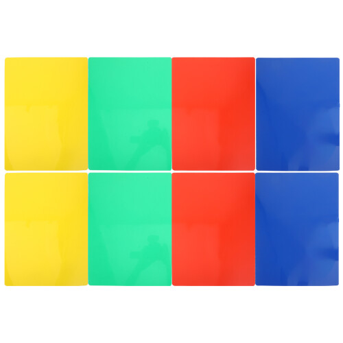 8Pcs Plastic Writing Pads 14X10 Smooth Surface Reusable Sketch Boards