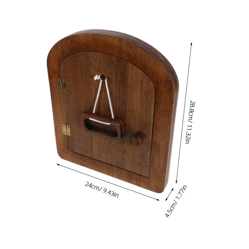 Interior Cat Door For Pets - 29x24cm Animal Entry Exit Gate 1
