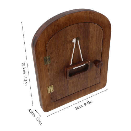 Interior Cat Door For Pets - 29x24cm Animal Entry Exit Gate 2