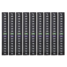 9Pcs Thermometer Stickers For Aquarium 10-40 Self-Adhesive