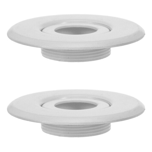 2Pcs Fire Sprinkler Escutcheon: Plastic Recessed Plate For Ceiling