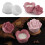 Rose Flower Candle Cup Molds for Making Candle Cup Storage Jar 2