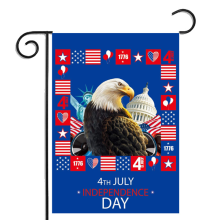 Bandeira Patriótica de Jardim para o 4 de Julho, 30x45cm, Vertical, Dupla Face, Dia da Independência, Memorial Day, Fácil de Usar, Design