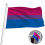 Bandeira sem gênero, design leve, adequada para áreas com pouco vento. 2