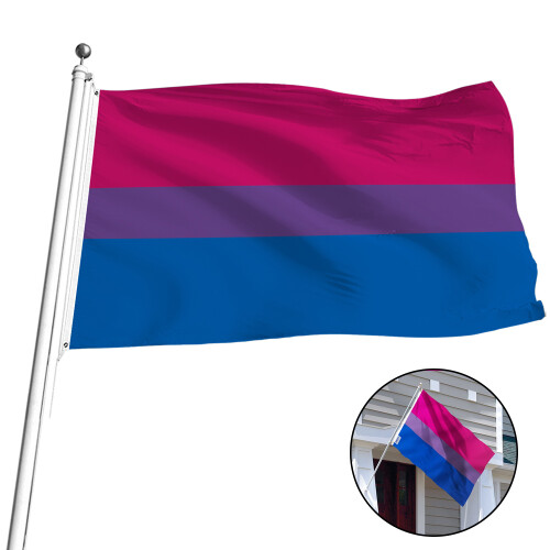 Bandeira sem gênero, design leve, adequada para áreas com pouco vento. 1