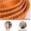 Multi-Purpose Woven Basket Set, Stackable Round Poly Wicker Baskets Easy to Clean, Versatile Use for Bread Fruit Storage and Serving, Decorative Rusti 4