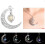 Κολιέ με κρεμαστό κόσμημα Luminous Moon, αξεσουάρ που λάμπουν στο σκοτάδι για γυναίκες, 5