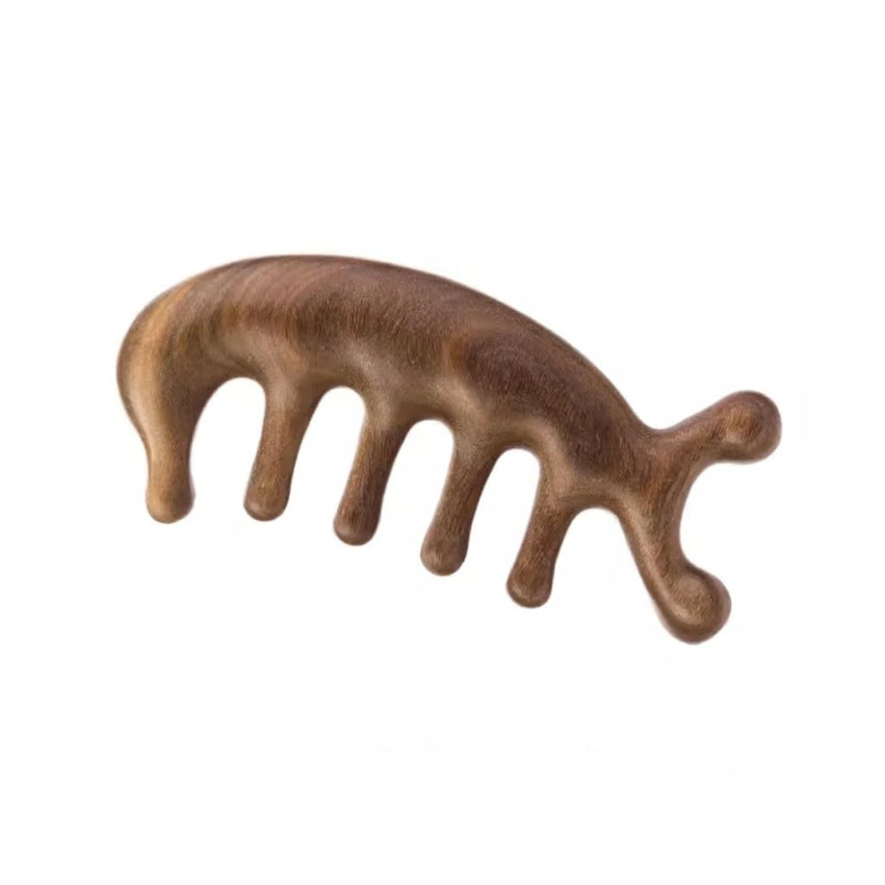 Hair Comb Wooden PocketSize FineTooth Scalp Massage For Women And Men