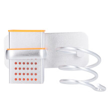 Supporto versatile per strumenti per capelli, elegante organizer multiuso per strumenti di styling con struttura in alluminio per il tuo bagno.