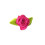 Appliques de fleurs de roses colorées, 100 pièces,-Champagne 6