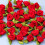 Appliques de fleurs de roses colorées, 100 pièces,-Champagne 5