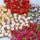 Appliques de fleurs de roses colorées, 100 pièces,-Champagne 7