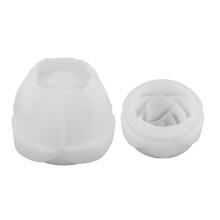Moules de bougeoirs en forme de Rose 3D, moules de pots en