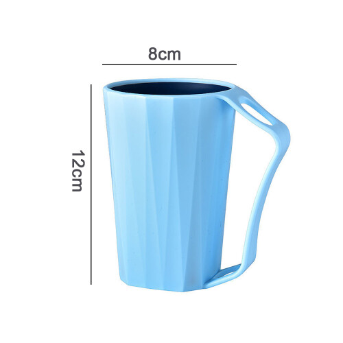 Home Essentials, Bicchiere per spazzolino da denti resistente al caldo e al freddo, Bicchiere per lavaggio in bagno portatile e resistente, Design 1