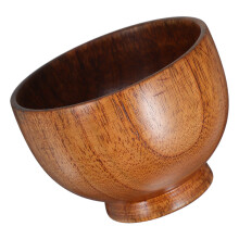 Bowl De Madera Natural Hecho Para Ensalada Salsas Y Bocadillos