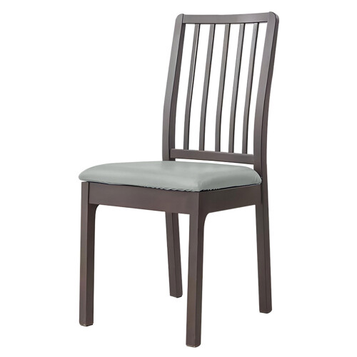 Housses de chaise en cuir PU imperméable et extensible,-Gris L