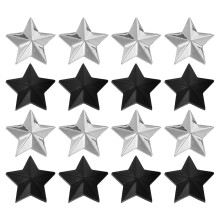 16 Pezzi Coperchi Valvole Aria In Acciaio Inox Stella