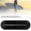Longboard Surfbrett Fin Schwarz Surf Board Fin PVC 15
