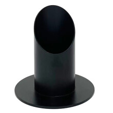 Bougeoirs en métal, 2 pièces, bougeoir de baptême,-Noir