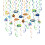 Décorations de fête sous la mer, tentures de célébration, 1