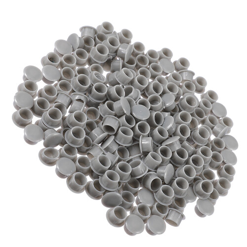 300 Unidades Tapones Tornillo 10 Gris Para Panel