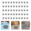 300 Unidades Tapones Tornillo 10 Gris Para Panel 11
