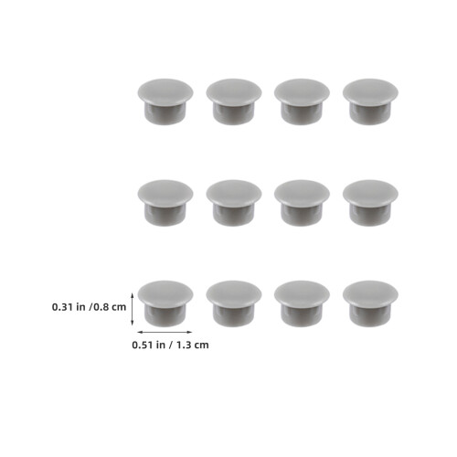 300 Unidades Tapones Tornillo 10 Gris Para Panel 2