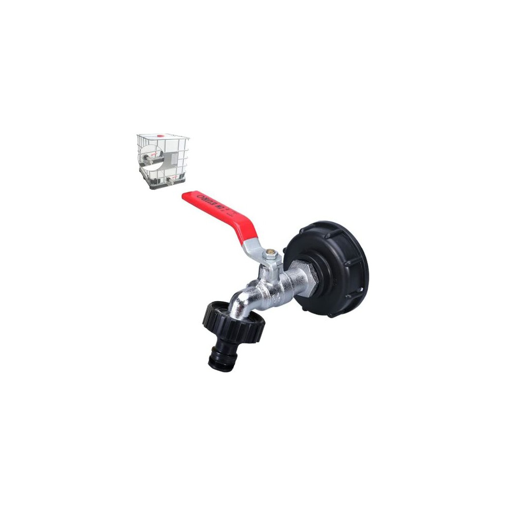 Versatile Ibc Tote Tank Adapter, Snap-On Hose Fitting Ensures Quick Water Supply Shut-Off For Frost Resistance, Perfect For Chemical Resistant Contain 9061222306692