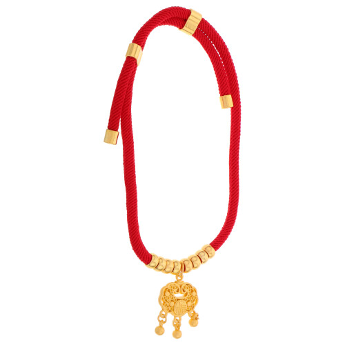 Collar Para Con Y Amuleto De