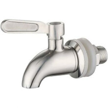 Drehbarer Wasserspender, universell passender Edelstahlhahn, bleifrei, korrosionsbeständig, langlebiger Getränkeausschankhahn für Zuhause und