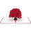 Κάρτα Cherry Blossom3D Pop-Up, Ρομαντική ευχή για την ξεχωριστή σας περίσταση, Εξαιρετικός 2