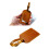 Distinctive Luggage Identifier Top Grains Leather Accessory-Red 5