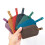 Distinctive Luggage Identifier Top Grains Leather Accessory-Red 6