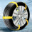 Snow Tire Chains HeavyDuty Traction SizeAdjustable AntiSkid Spikes QuickRelease System Easy Installation 2