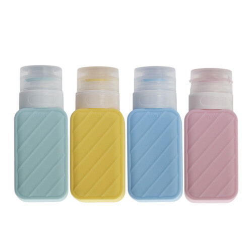 4 Pcs Travel Bottles Set Empty Bottles Travel Container Small