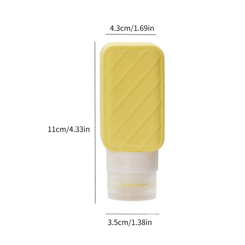 4 Pcs Travel Bottles Set Empty Bottles Travel Container Small 2