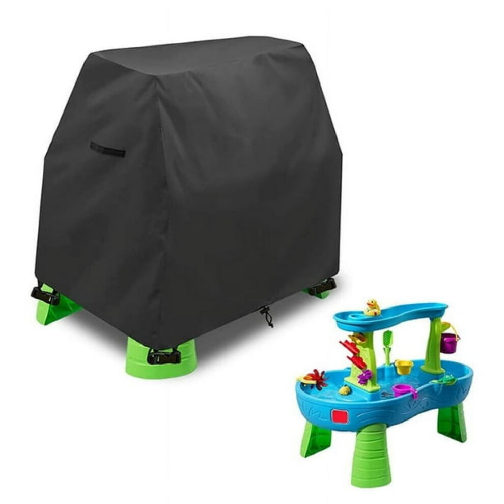 Outdoor Play Table Cover For Kids, Uv Protection Waterproof Cover Compatible With Splash Pond And Water Activity Tables, Windproof Dust Proof All-Weat 9198585634497