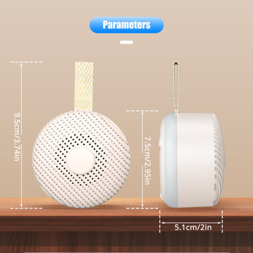 White Noise Sound Machine White Noise Sleep Aid Tragbare-Beige 2